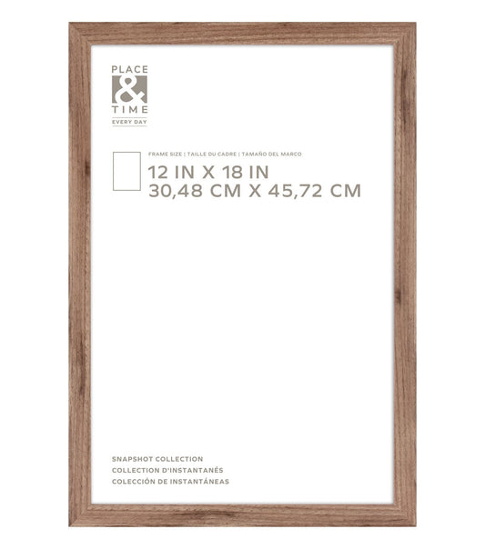 12" x 18" Snapshot Walnut Wall Frame by Place & Time