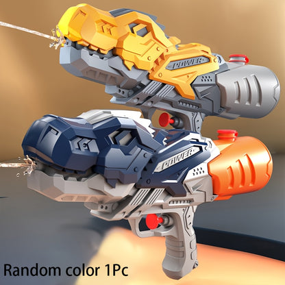 Pistolet à eau de grande capacité - Ouverture de 0,98 pouce, pistolet à eau coloré avec des accents rouges, parfait pour les jeux d'eau et les vacances d'été, pistolet à eau pour toute la famille