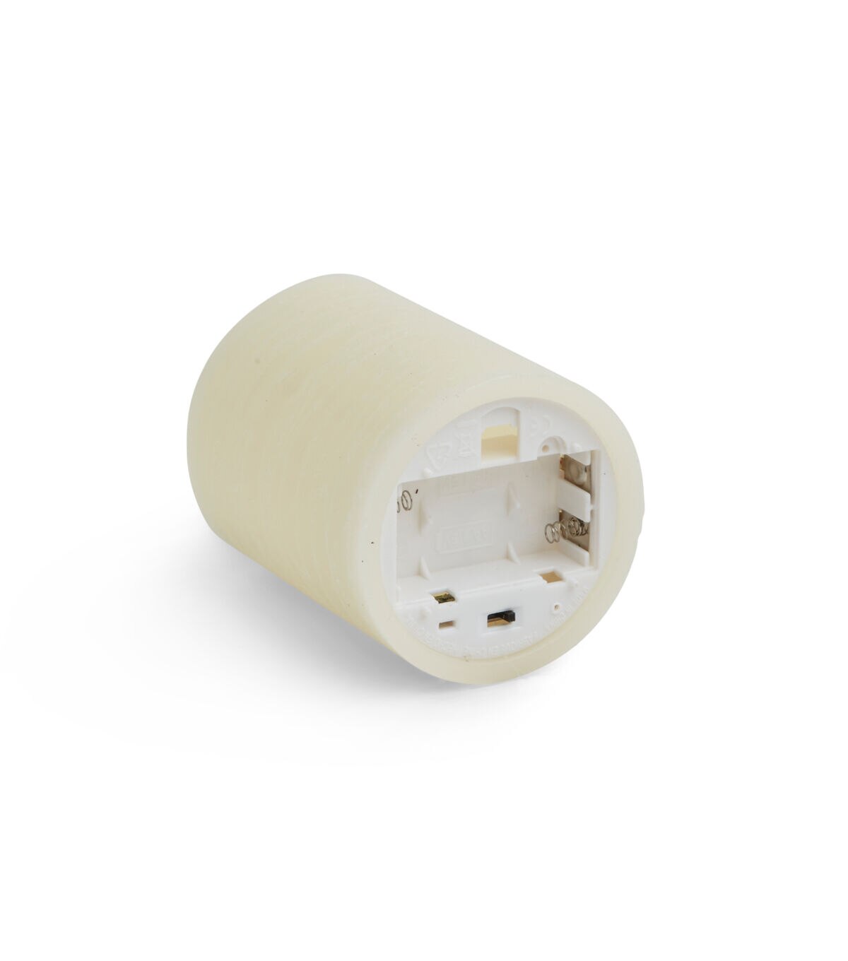 Flameless Vanilla Scented LED Rustic Pillar Candle 3''x4'' Cream