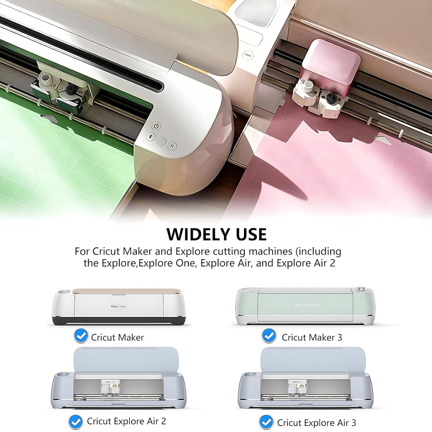 Deep Cut Blade for Cricut Maker 3/4/Maker/Explore 3/4/Air 2/Air/One/Venture,60° Deep Point Blade and Housing for Cutting Metallic/Genuine Leather, Craft/EVA Foam, Aluminum Foil, Magnetic Sheet,Etc