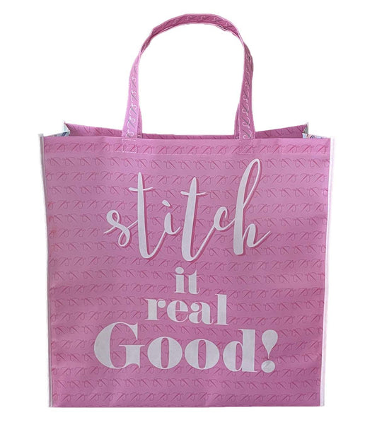 20" Stitch Good Go Green Reusable Tote Bag