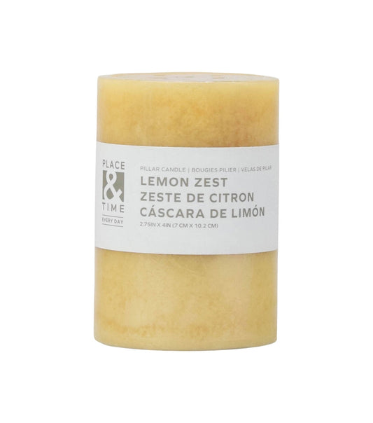 3" x 4" Scented Pillar Candle by Place & Time