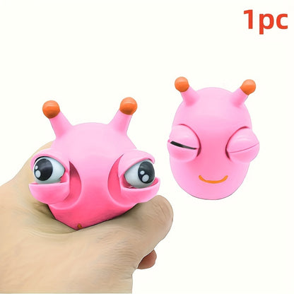 1 ou 2 ou 3 jouets Bugs rigolos aux yeux qui sortent quand on les presse - 12 couleurs au choix - Idéal pour cadeaux ou goodies de fête