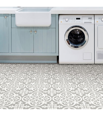 Floorpops Peel & Stick Floor Tiles-Gothic Grey