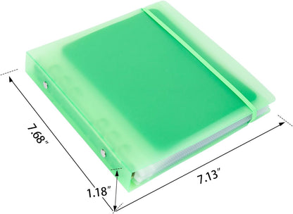UNIMEIX 12 Pcs Magnetic Sheets for Die Storage with 1 Binder Cover, Stamp and Die Storage Pockets Die Cut Storage for Card Making Supplies(0.8 mm Thickness, Purple)