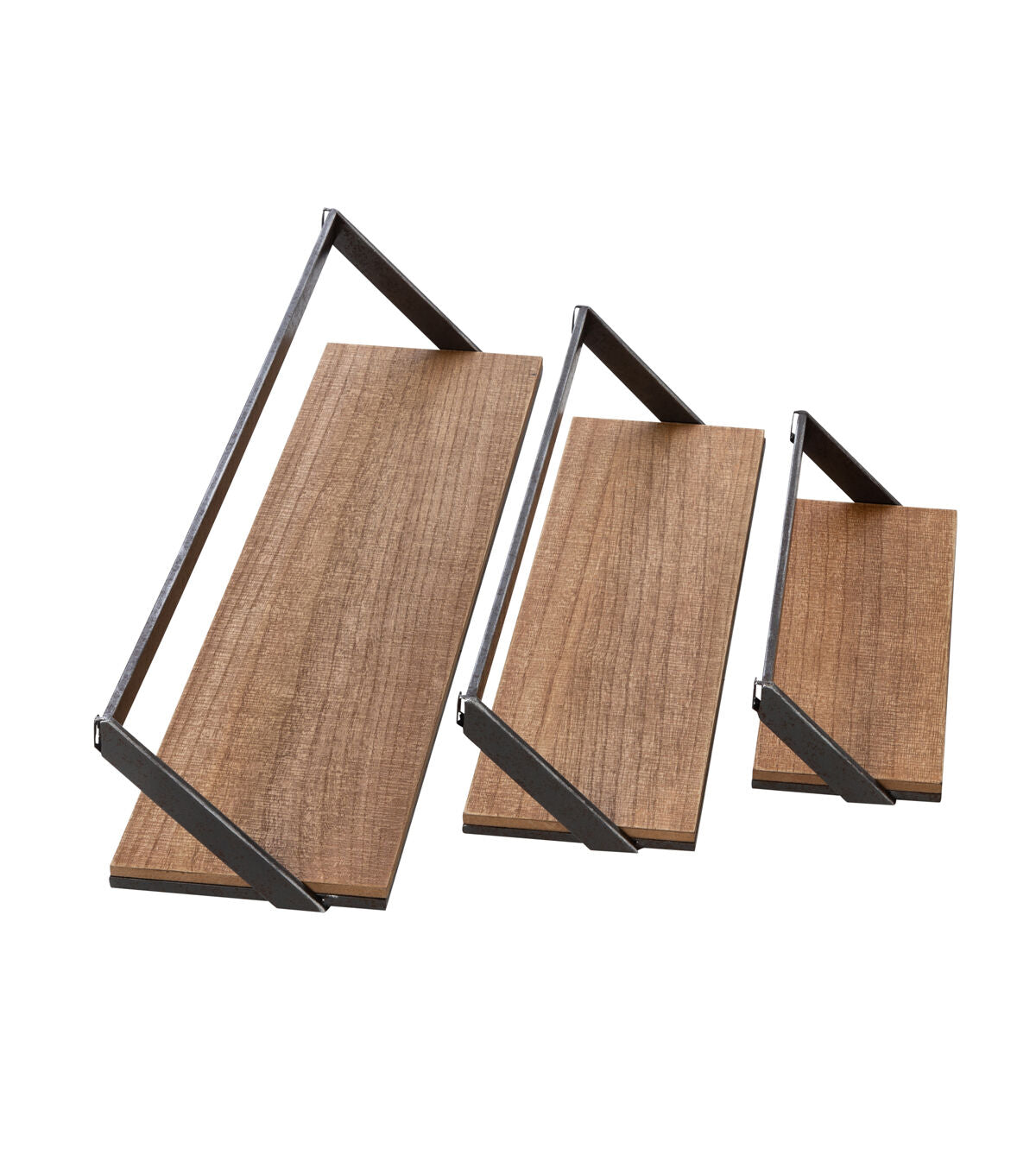 Honey Can Do Set of Three Metal Decorative Shelf