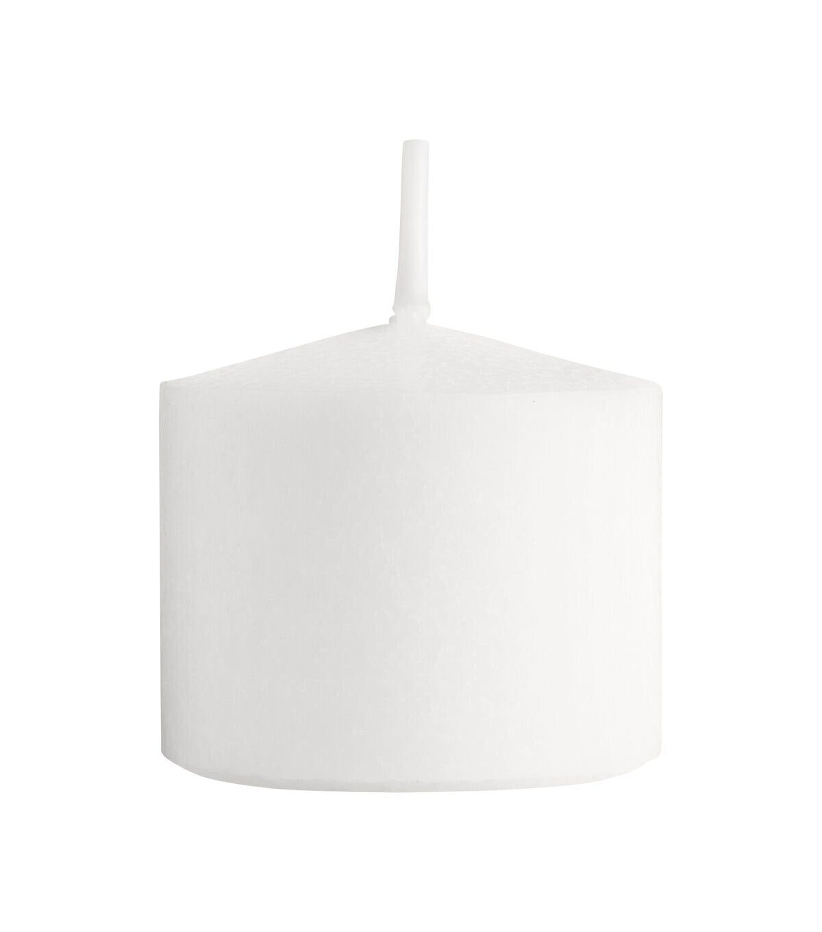 24pk White Unscented Votive Candle by Hudson 43