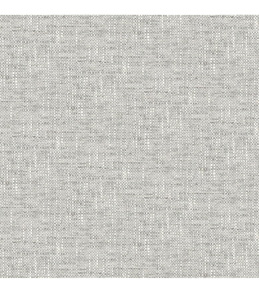 Wallpops NuWallpaper Peel & Stick Wallpaper Gray Poplin Texture