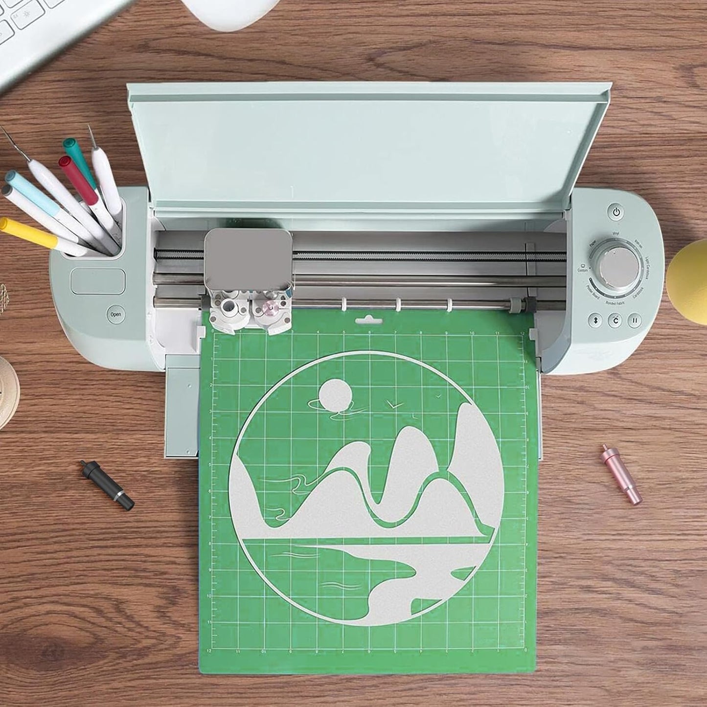 Deep Cut Blade for Cricut Maker 3/4/Maker/Explore 3/4/Air 2/Air/One/Venture,60° Deep Point Blade and Housing for Cutting Metallic/Genuine Leather, Craft/EVA Foam, Aluminum Foil, Magnetic Sheet,Etc