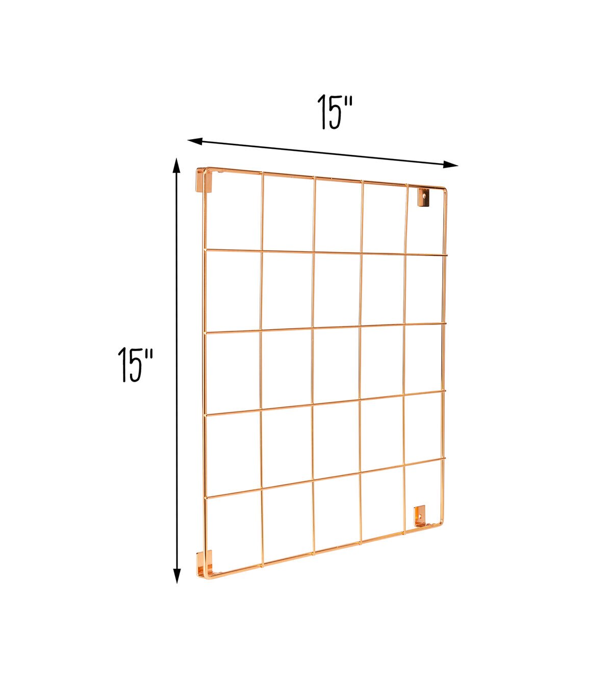 Honey Can Do 8pc Wire Wall Grid Copper