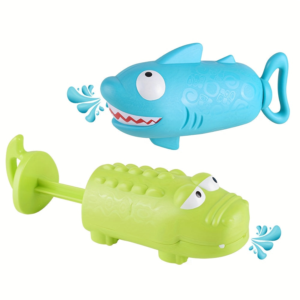 Canon à eau crocodile requin, jouets pistolets d'eau pour enfants, outils de jeu aquatique sur la plage