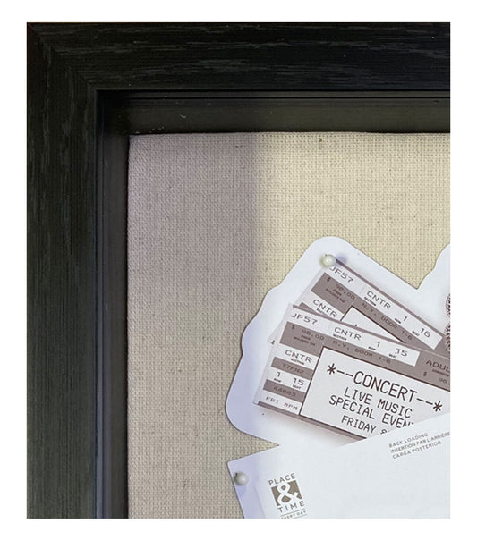 12" x 12" Black Front Loading Shadow Box by Place & Time