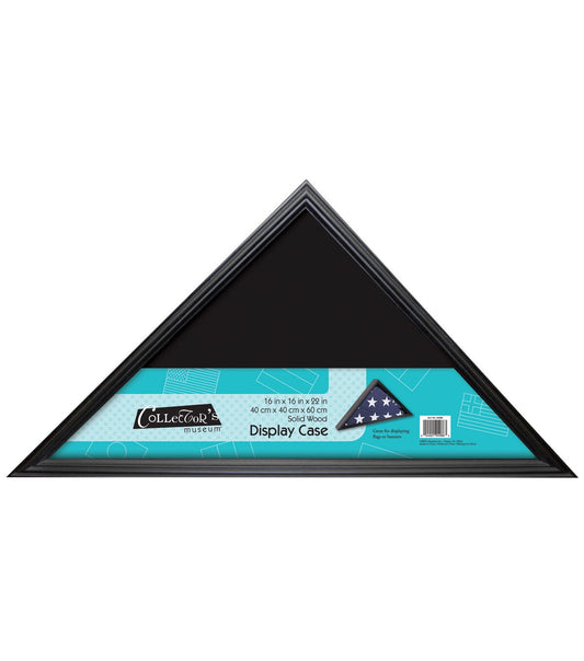 Collector's Museum 16" x 22" Black Flag Case
