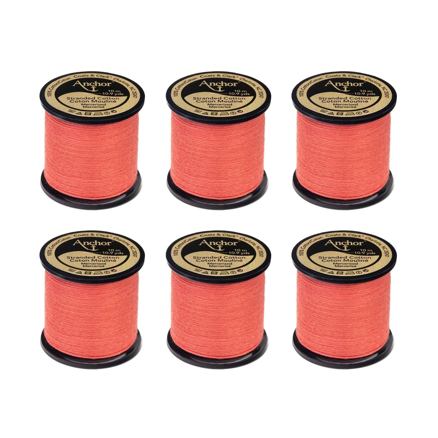 AN Spooled Floss 10 Meters (6 Pack) - Clearance shades
