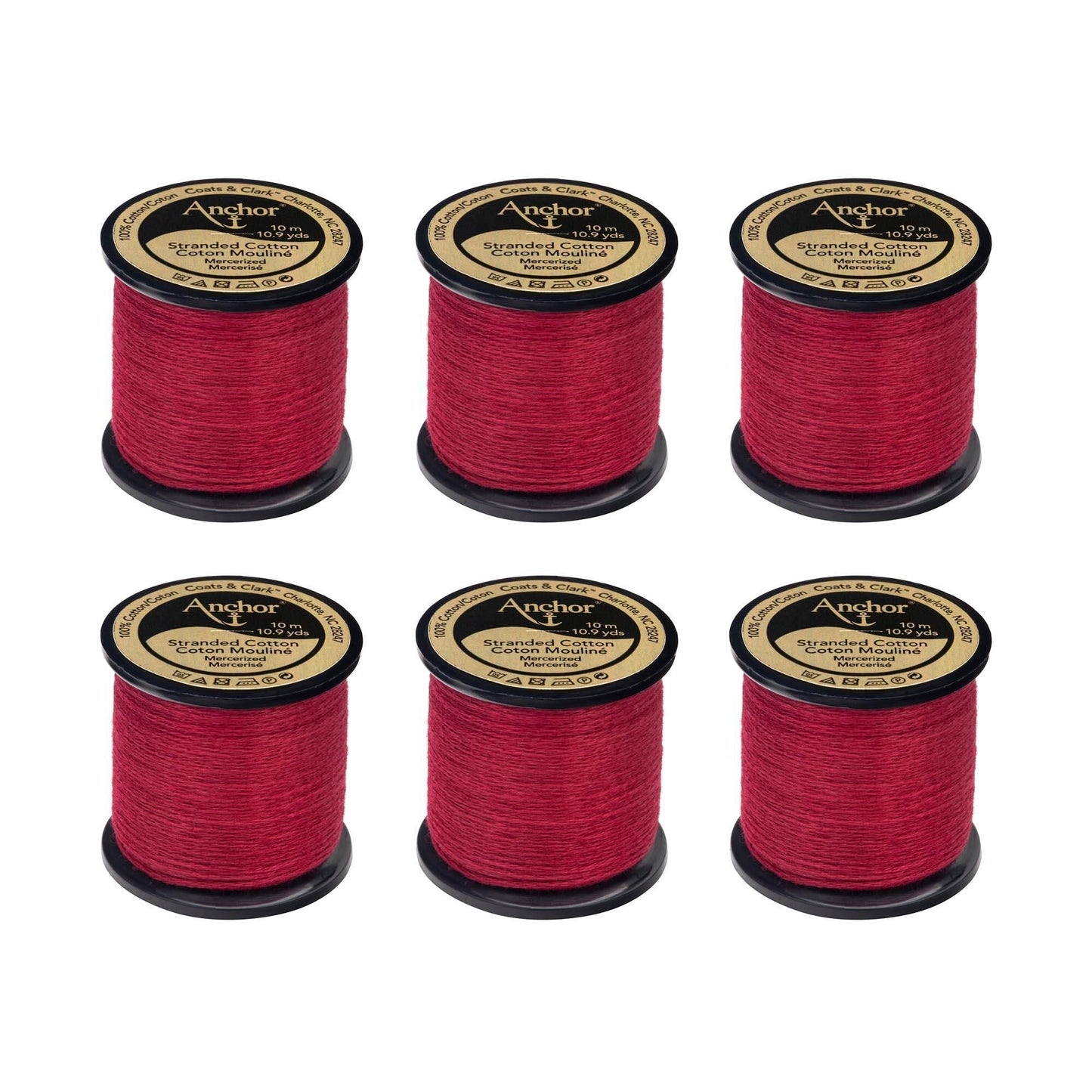 AN Spooled Floss 10 Meters (6 Pack) - Clearance shades