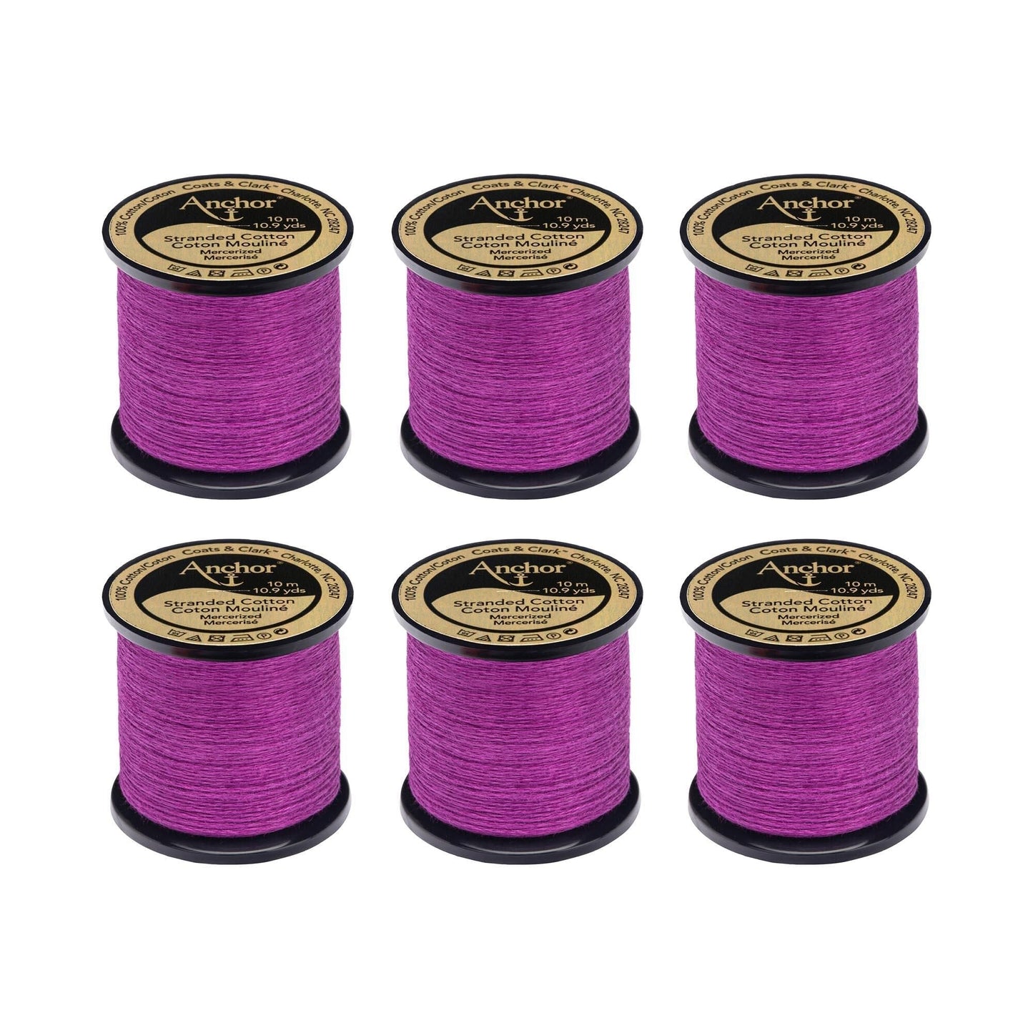 AN Spooled Floss 10 Meters (6 Pack) - Clearance shades