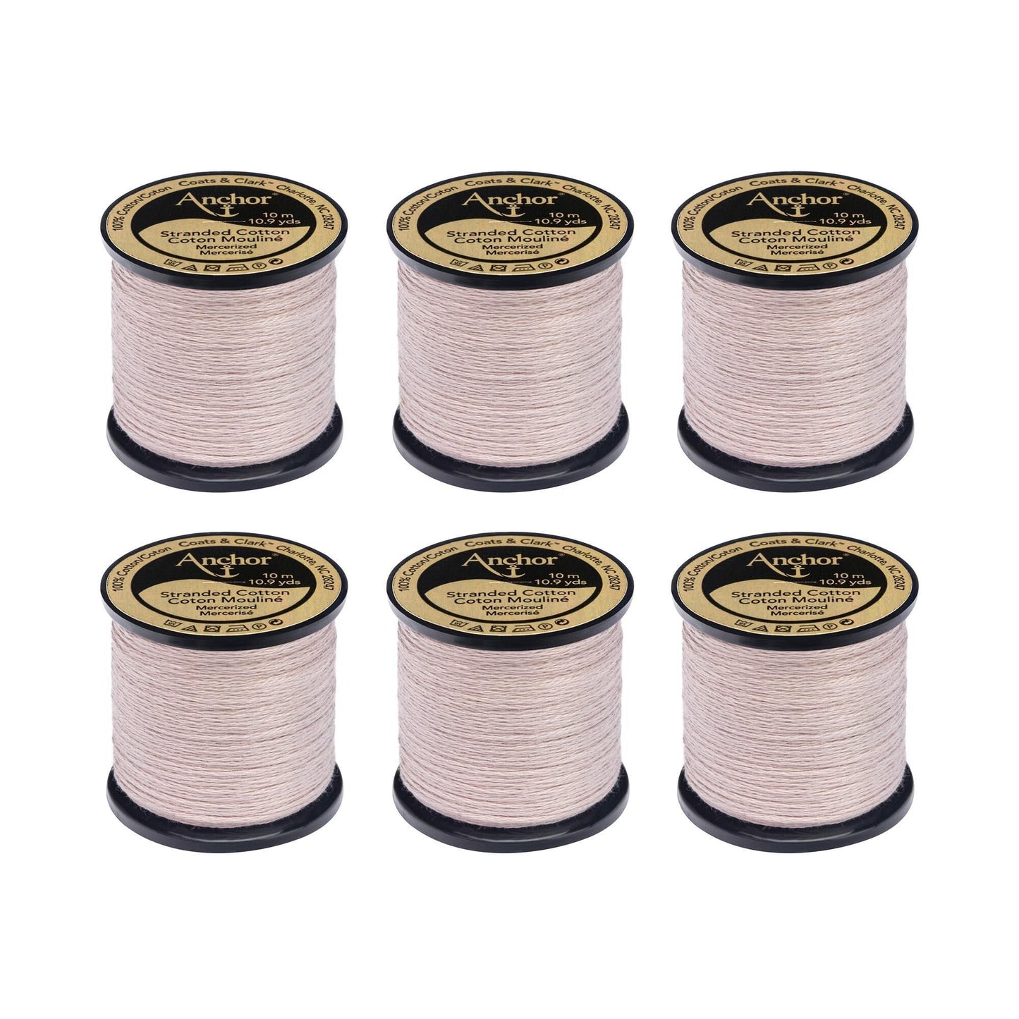 AN Spooled Floss 10 Meters (6 Pack) - Clearance shades
