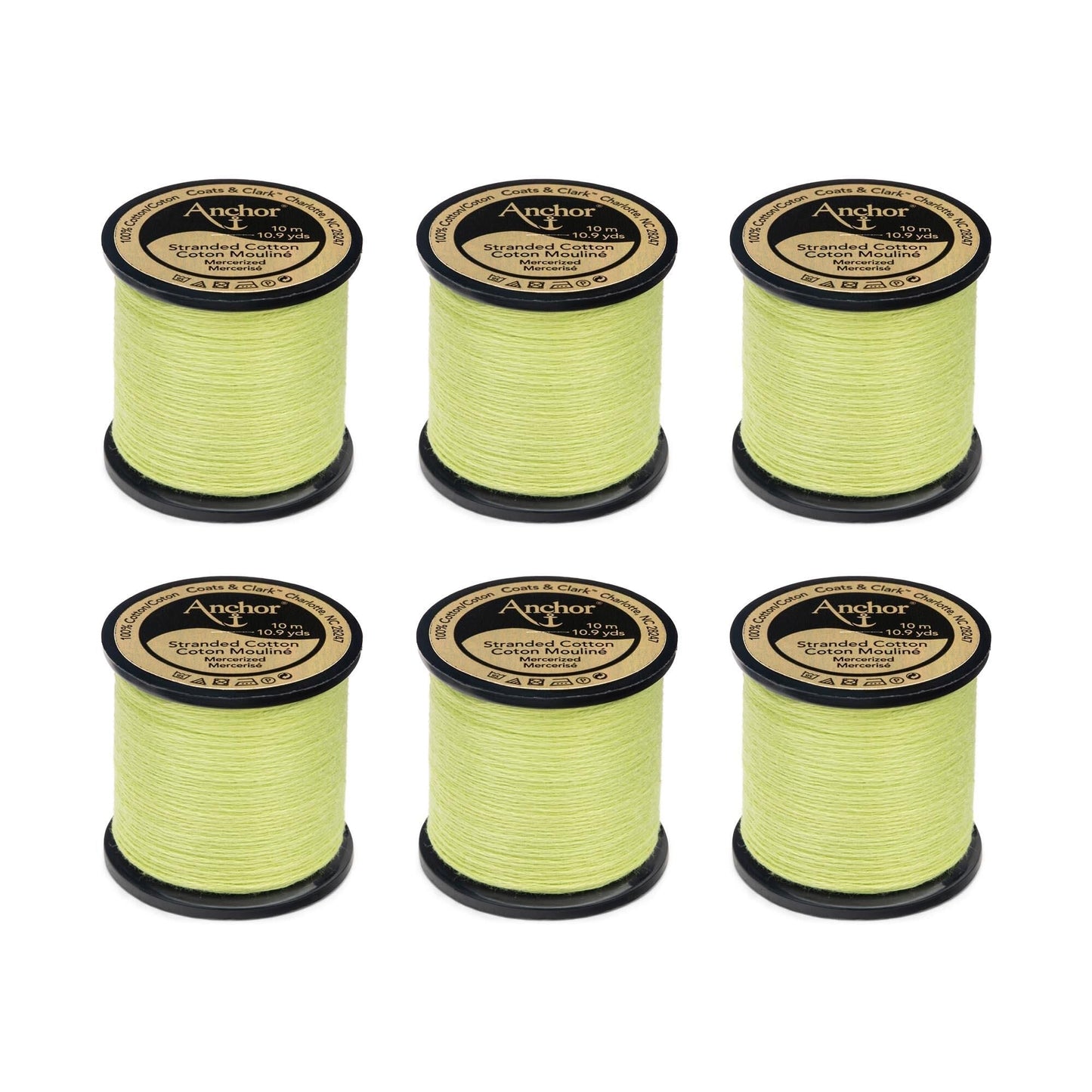 AN Spooled Floss 10 Meters (6 Pack) - Clearance shades
