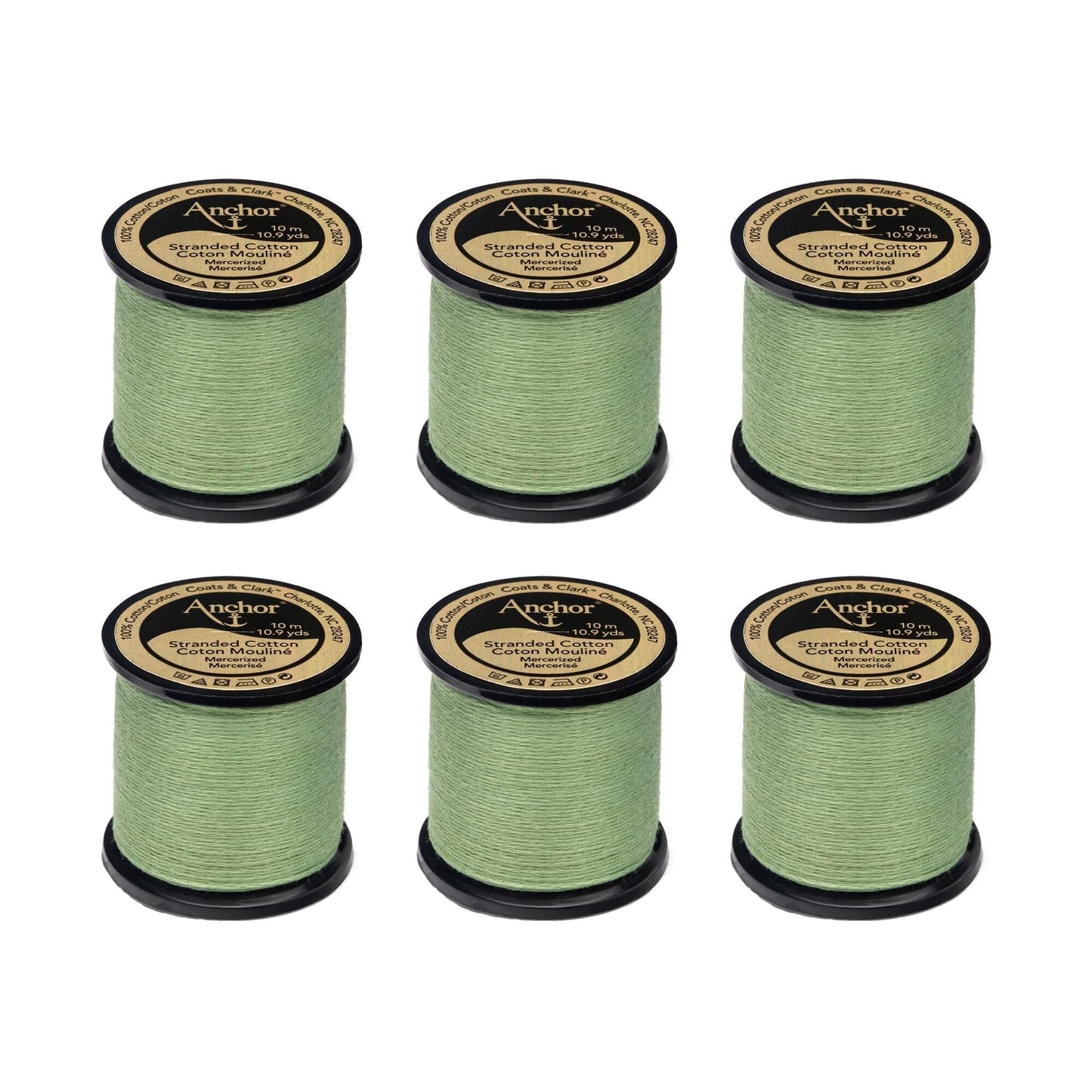 AN Spooled Floss 10 Meters (6 Pack) - Clearance shades