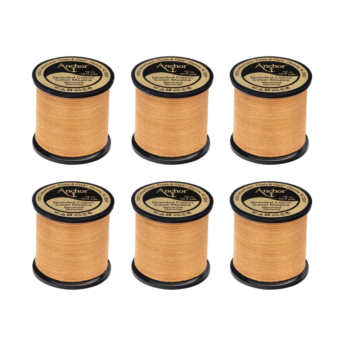 AN Spooled Floss 10 Meters (6 Pack) - Clearance shades