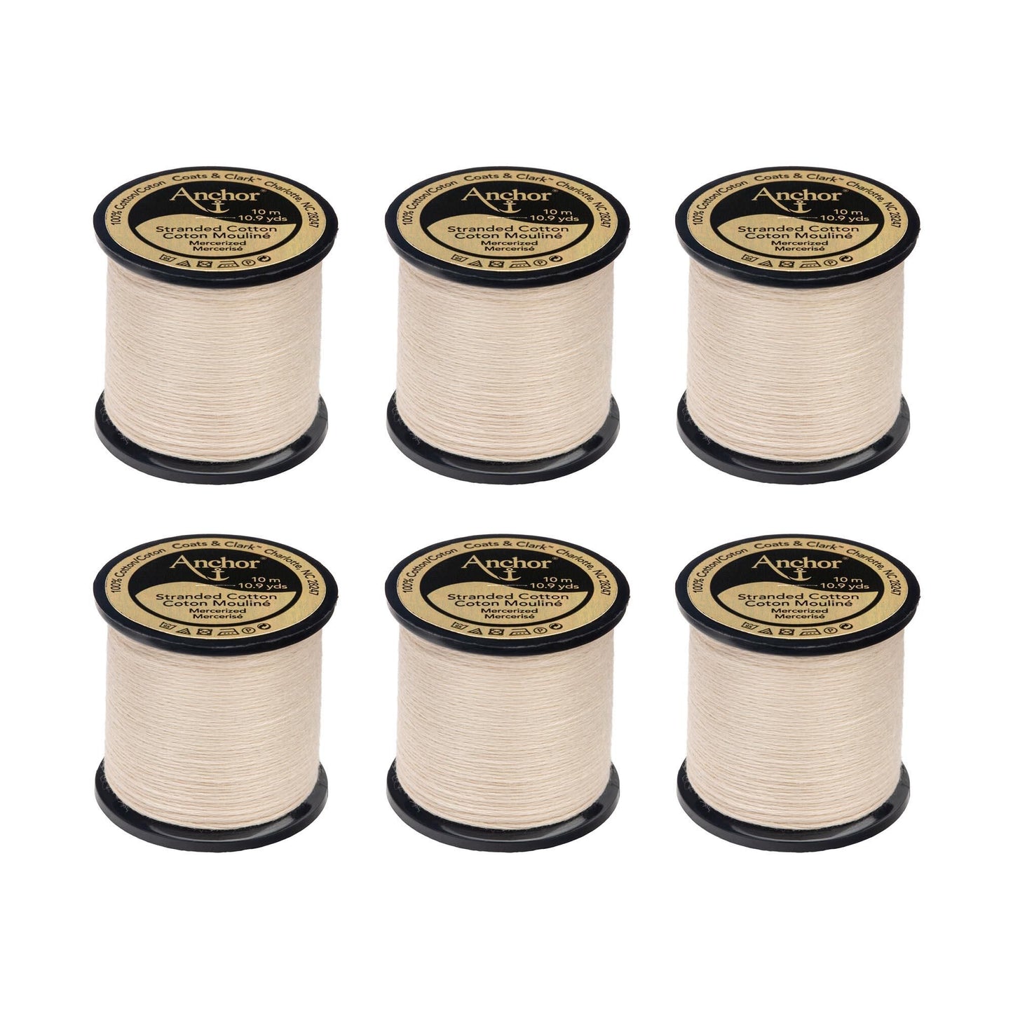 AN Spooled Floss 10 Meters (6 Pack) - Clearance shades