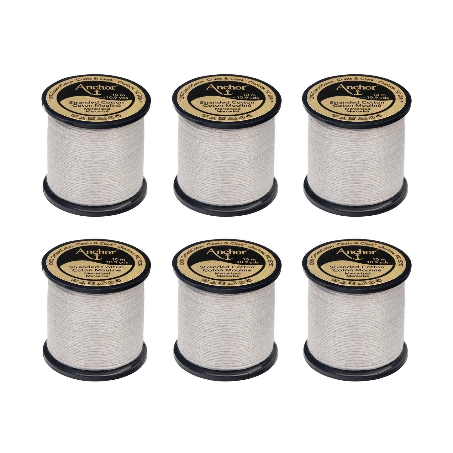 AN Spooled Floss 10 Meters (6 Pack) - Clearance shades