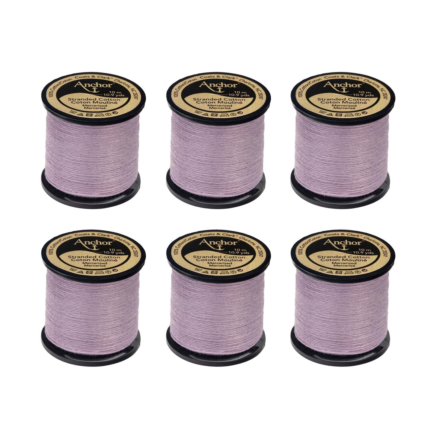 AN Spooled Floss 10 Meters (6 Pack) - Clearance shades