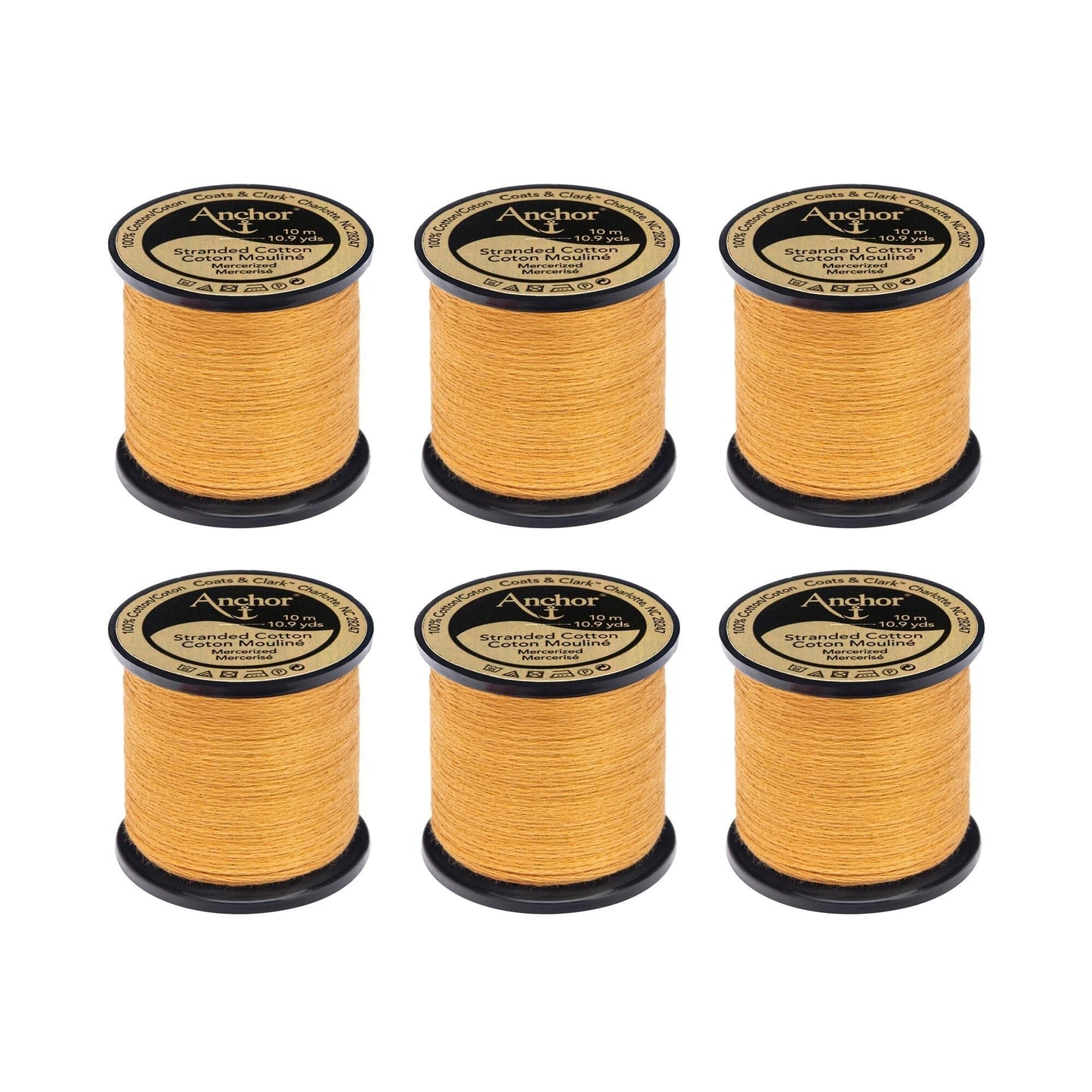 AN Spooled Floss 10 Meters (6 Pack) - Clearance shades