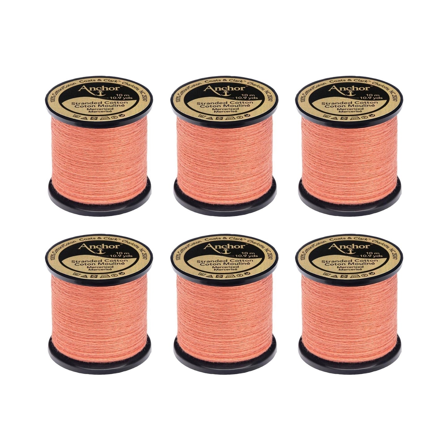 AN Spooled Floss 10 Meters (6 Pack) - Clearance shades