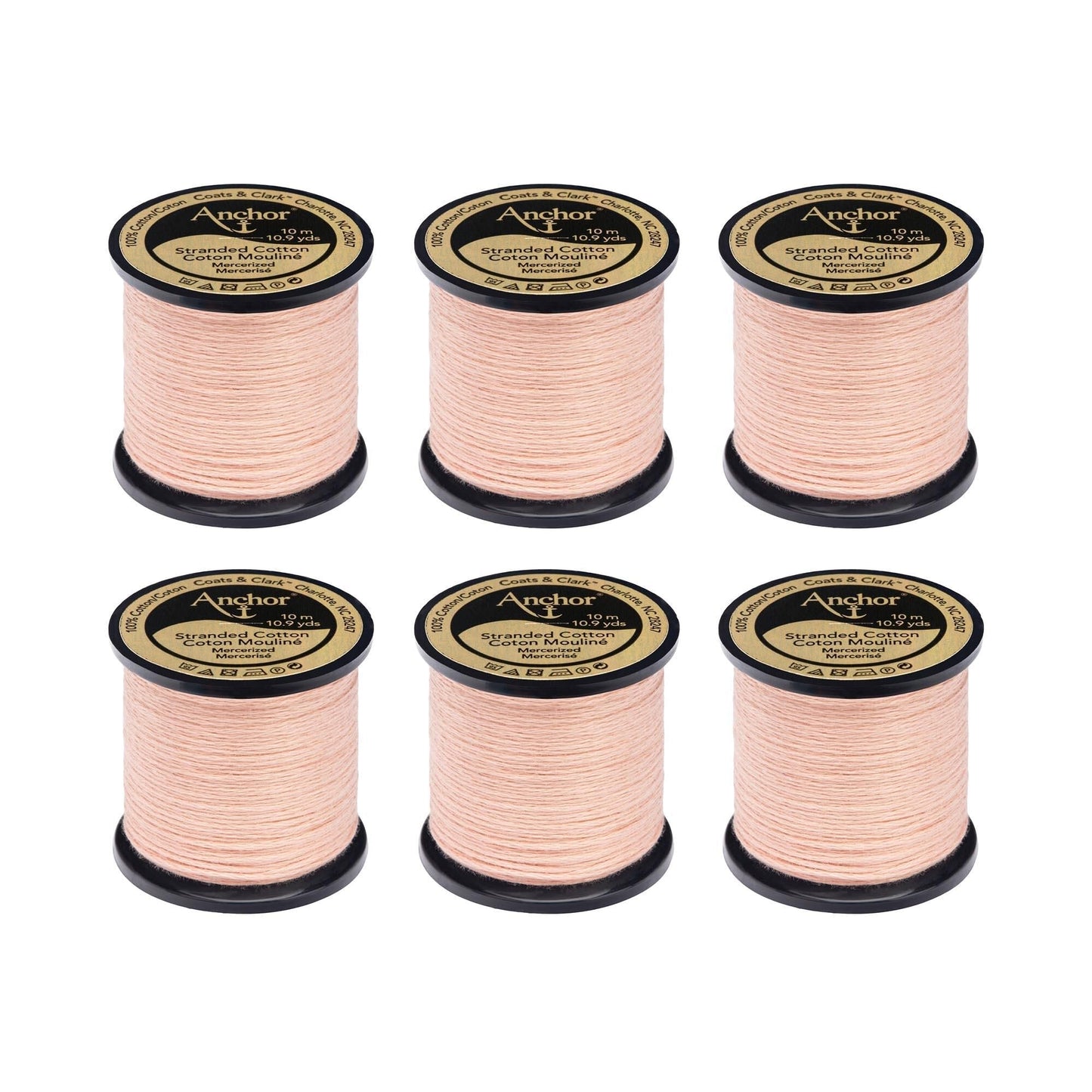 AN Spooled Floss 10 Meters (6 Pack) - Clearance shades