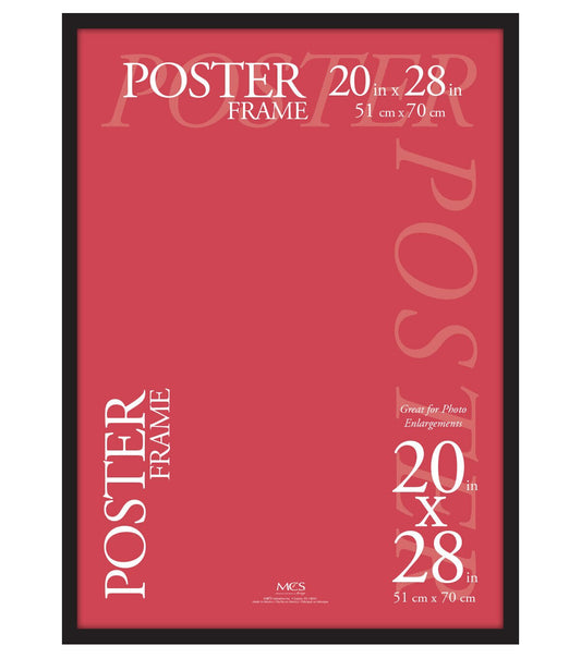 MCS 20" x 28" Plastic Black Gallery Poster Frame