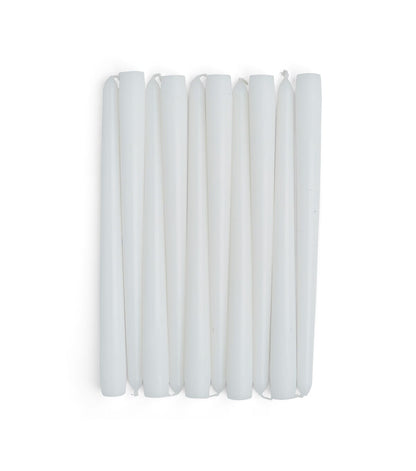 10" Unscented White Taper Candles 10pk by Hudson 43