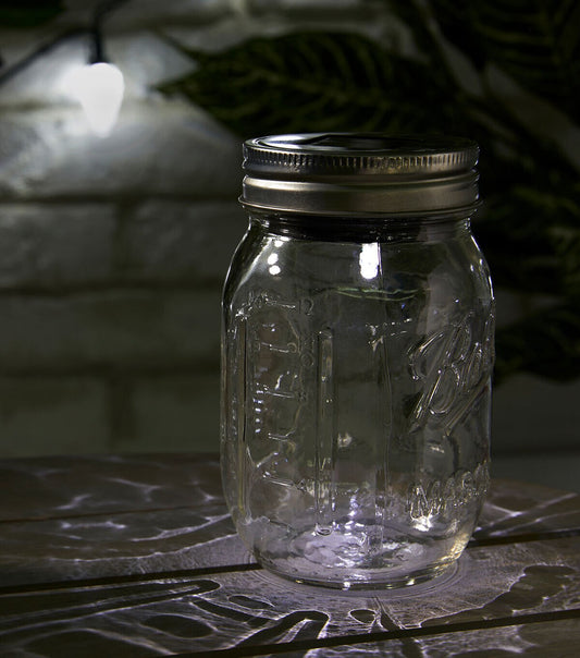 3" Mason Jar With Solar Lid by Park Lane