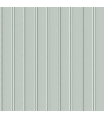 RoomMates 20.5" x 16.5' Mint Green Beadboard Peel & Stick Wallpaper