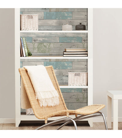 WallPops NuWallpaper Peel & Stick Wallpaper Beachwood