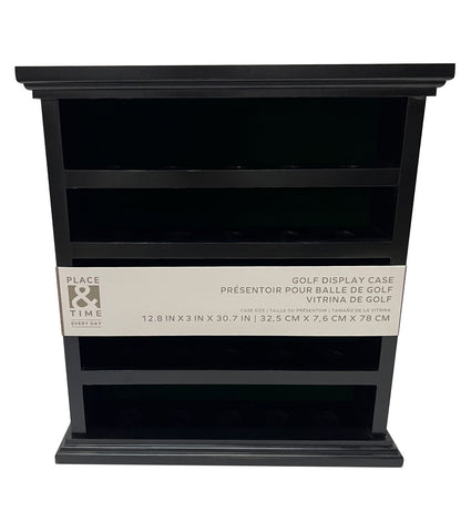 14" x 3.5" Golf Ball Display Case by Place & Time