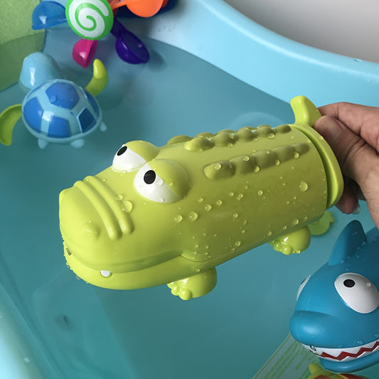 Canon à eau crocodile requin, jouets pistolets d'eau pour enfants, outils de jeu aquatique sur la plage