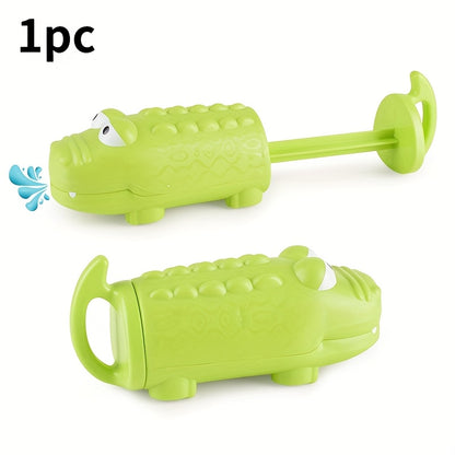 Canon à eau crocodile requin, jouets pistolets d'eau pour enfants, outils de jeu aquatique sur la plage