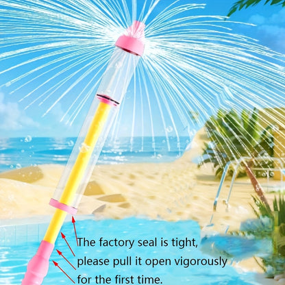 Un pistolet à eau d'été, une idéale pour les batailles de ballons d'eau et les jeux de plage, un grand pistolet à eau à tirer par la corde adapté pour le rafting adulte.