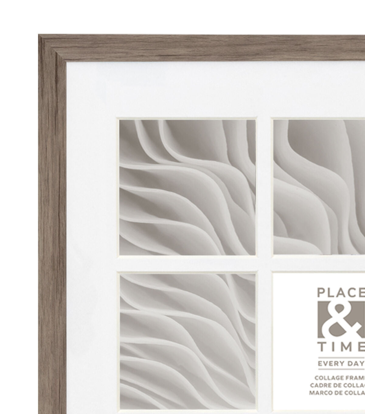 19" x 19" Natural 16 Photo Collage Frame by Place & Time