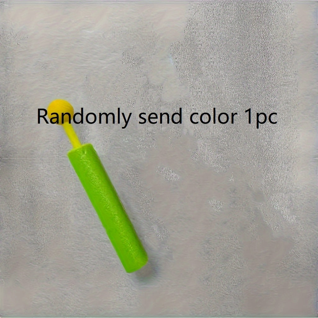 1\u002F1pc Pistolet à eau d'été aléatoire de quatre couleurs avec pulvérisateur perle en EVA - tirable, couleur mélangée, jouet sportif extérieur adapté pour jouer sur la plage