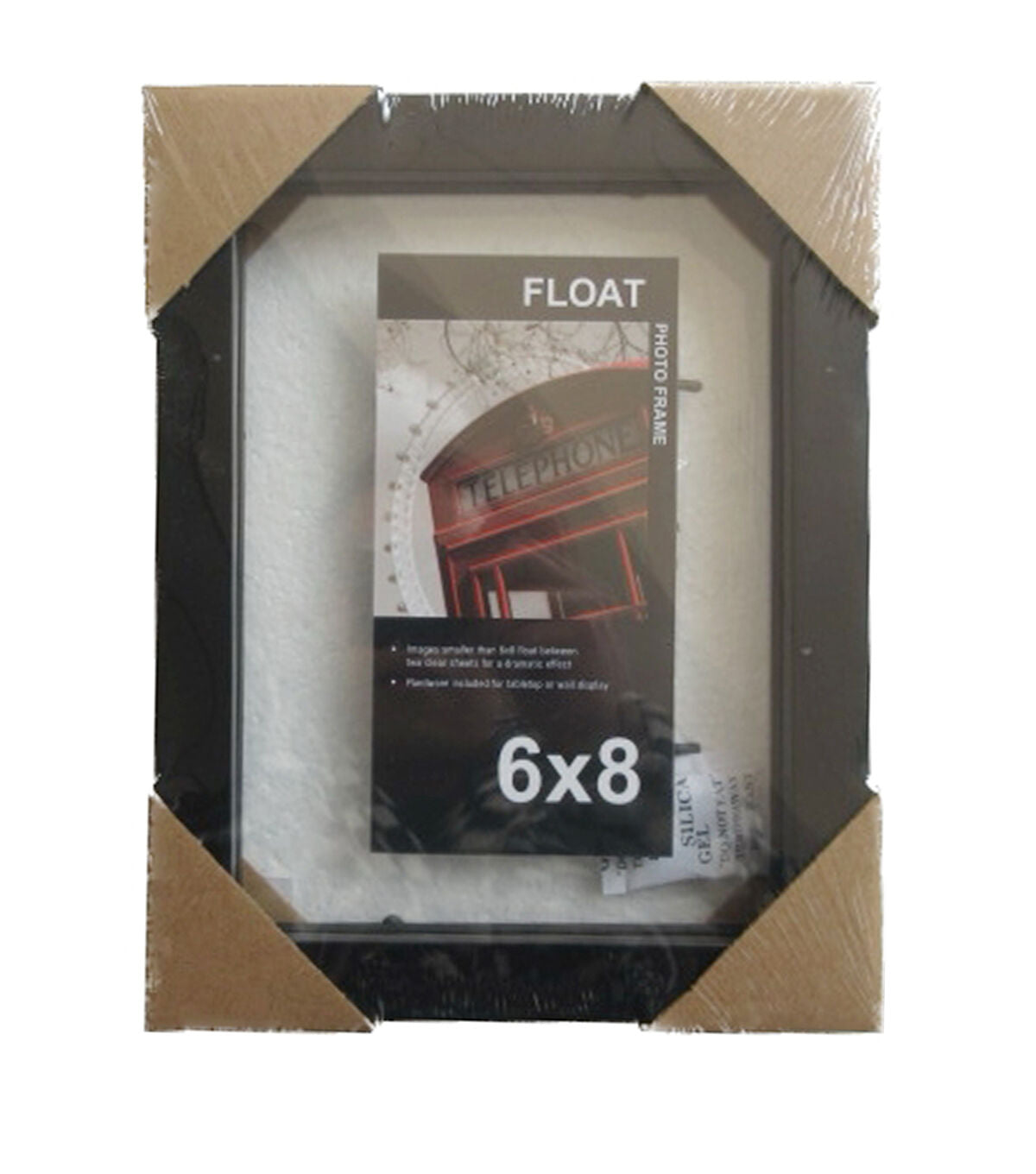 Innovative Creations 6" x 8" Black Wood Float Frame