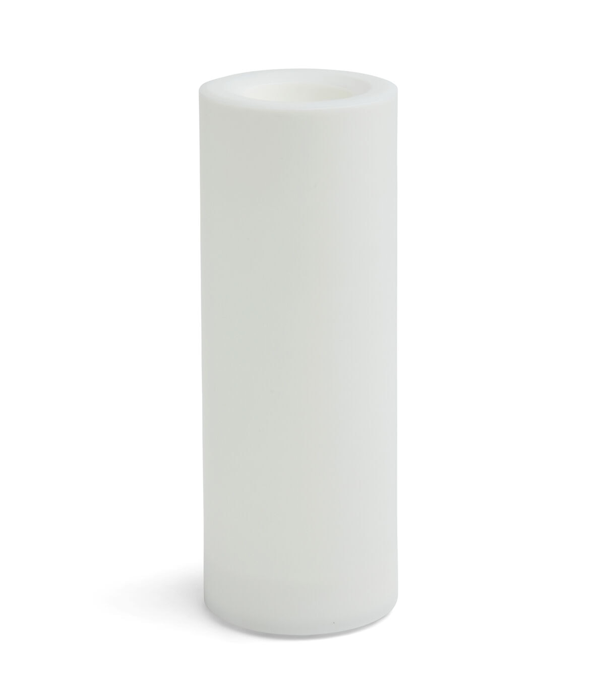 Flameless 3"x8" White LED Indoor Outdoor Pillar Candle