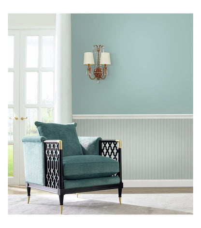 RoomMates 20.5" x 16.5' Mint Green Beadboard Peel & Stick Wallpaper