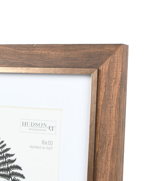 8" x 10" Matted to 5" x 7" Wood Tabletop Picture Wall Frame by Hudson 43