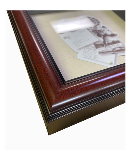 8" x 8" Rounded Cherry Shadowbox by Place & Time