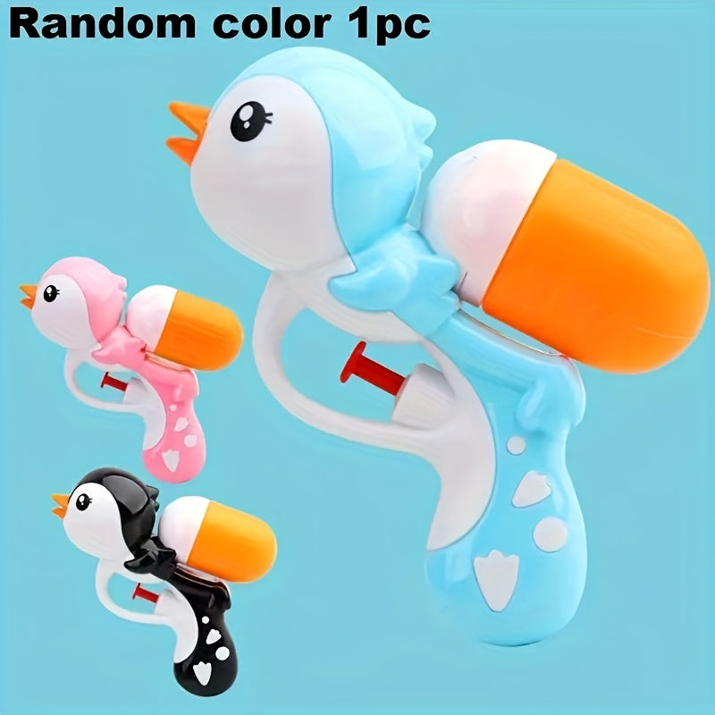 Pistolet à Eau Pingouin de Dessin Animé pour Enfants, Jouet de Jeu d'Été pour Plage et Piscine, Convient aux Jeux Interactifs Parents-Enfants