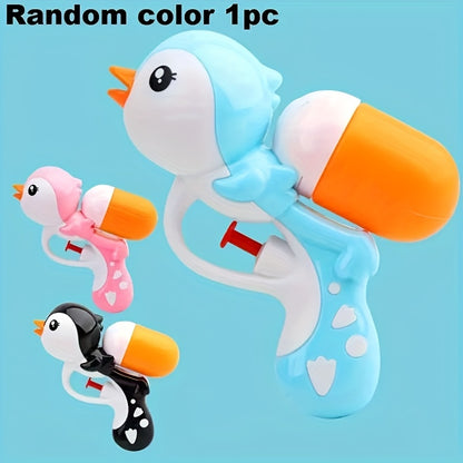 Pistolet à Eau Pingouin de Dessin Animé pour Enfants, Jouet de Jeu d'Été pour Plage et Piscine, Convient aux Jeux Interactifs Parents-Enfants