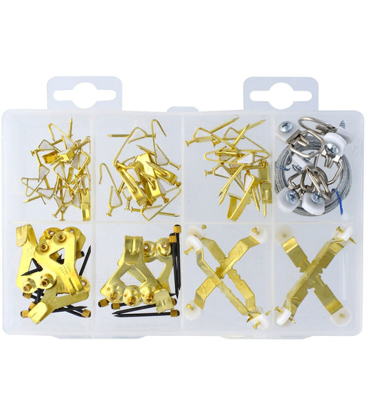 Ook 48pc ReadyNail Medium Picturing Hanging Kit in Plastic Case