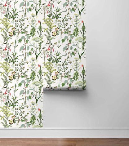 Surface Style 20.5' x 18' Grass Meadow Peel & Stick Wallpaper